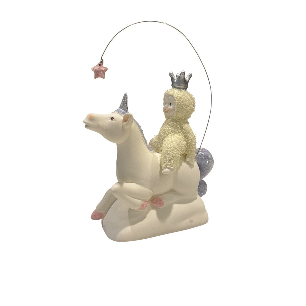 Snowbabies Dream Big Dept 56 Unicorn Retired With Box 6002858